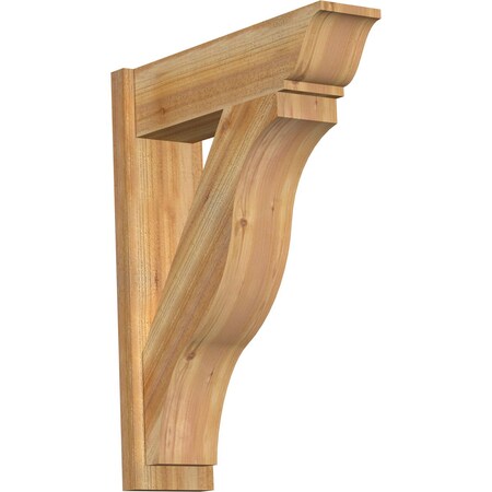 Ekena Millwork Funston Rough Sawn Traditional Outlooker, Western Red Cedar, 8"W x 28"D x 36"H OUT08X28X36FST01RWR